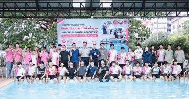 คณะเทคโนโลยีอุตสาหกรรม ร่วมพัฒนาทักษะว่ายน้ำและความปลอดภัยทางน้ำ เสริมสร้างความพร้อมให้นักศึกษา